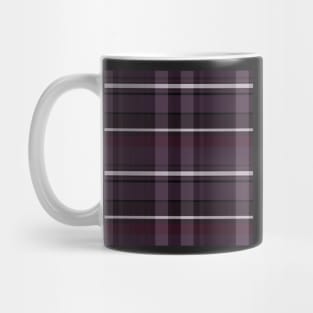 Gothic Aesthetic Iona 2 Hand Drawn Textured Plaid Pattern Mug